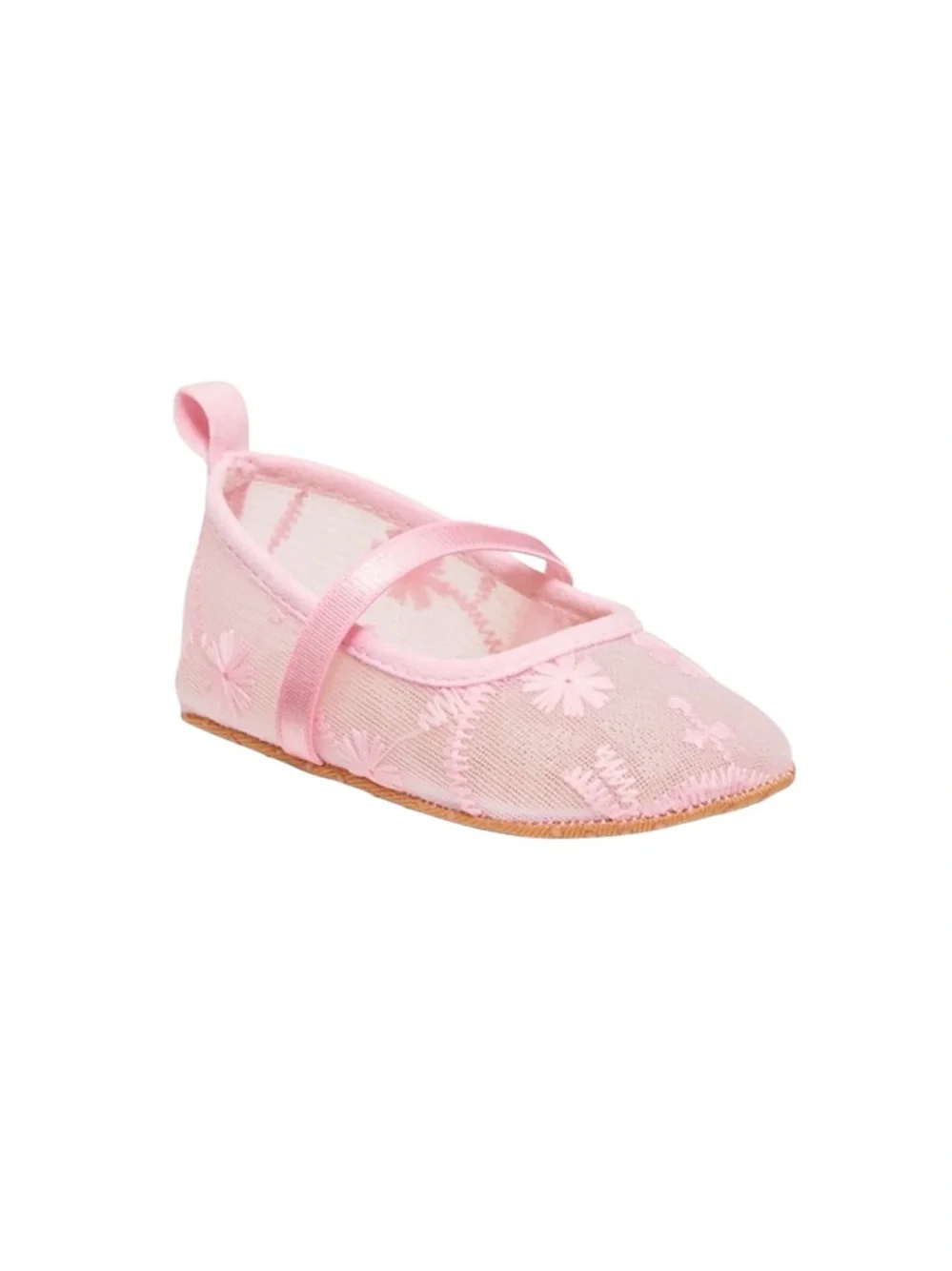 NWT Old navy Baby Embroidered Mesh Ballet Flats size 0-3 months